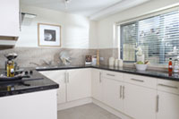 kitchen with window