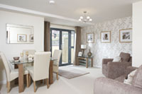 living room space