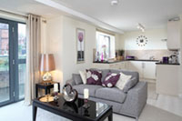 purple living room